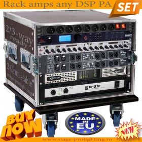 Rack amps any DSP PA SET 1
